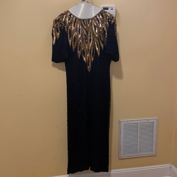 Black Beaded Gown
